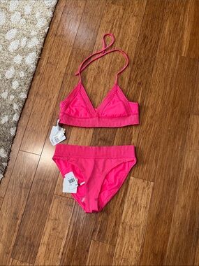 Peixoto Pink Two-Piece Bikini Set